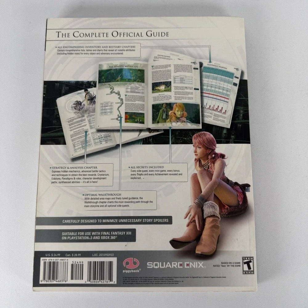 Final Fantasy 13 (XIII) The Complete Official Strategy Game Guide Book